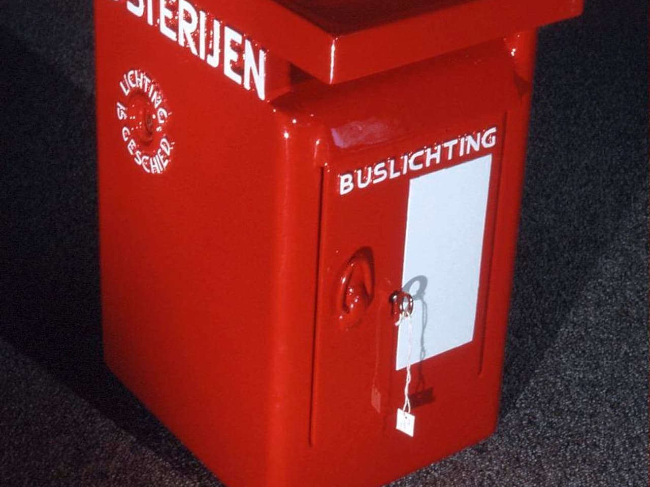 A wrapped parcel with postal stamps